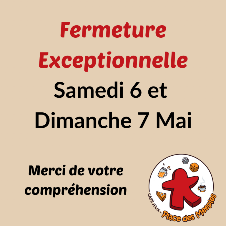 Fermeture Exceptionnelle