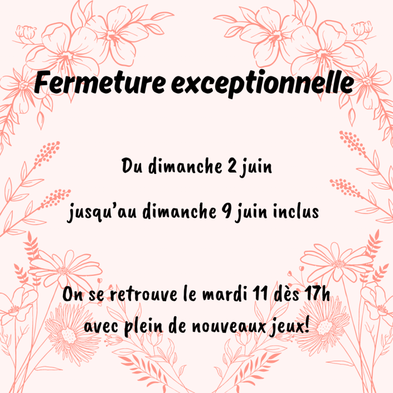 Horaires des Vacances de Pâques