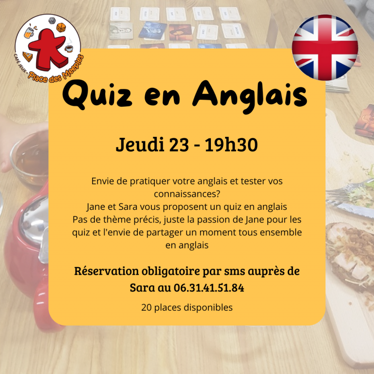 Quiz en Anglais