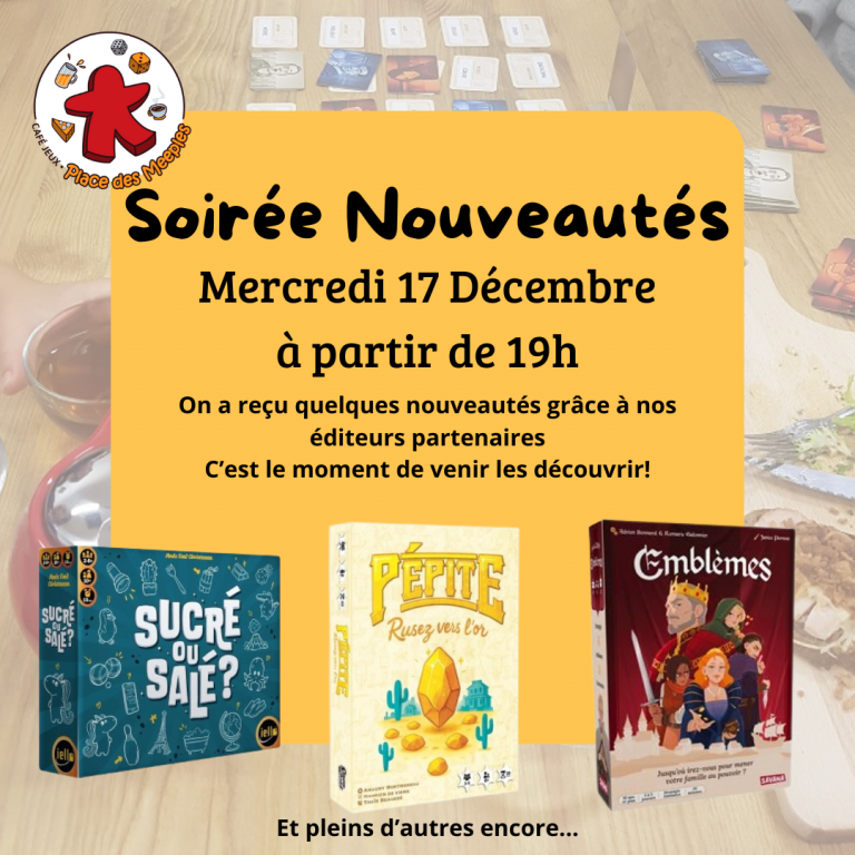 Soirée Nouveautés