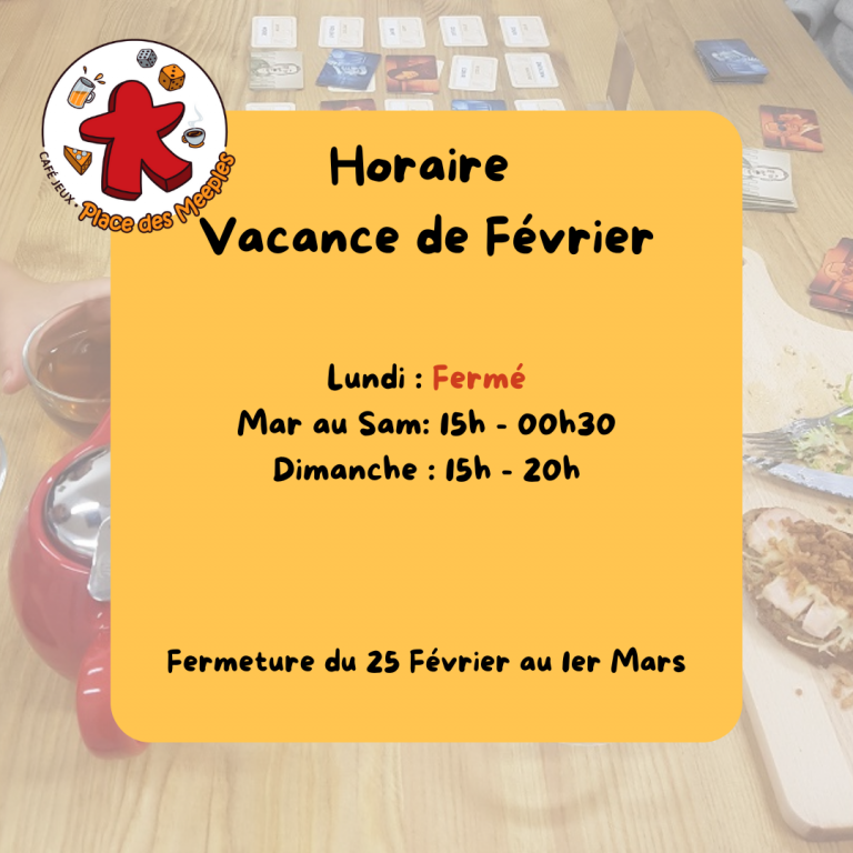 Vacances de Février