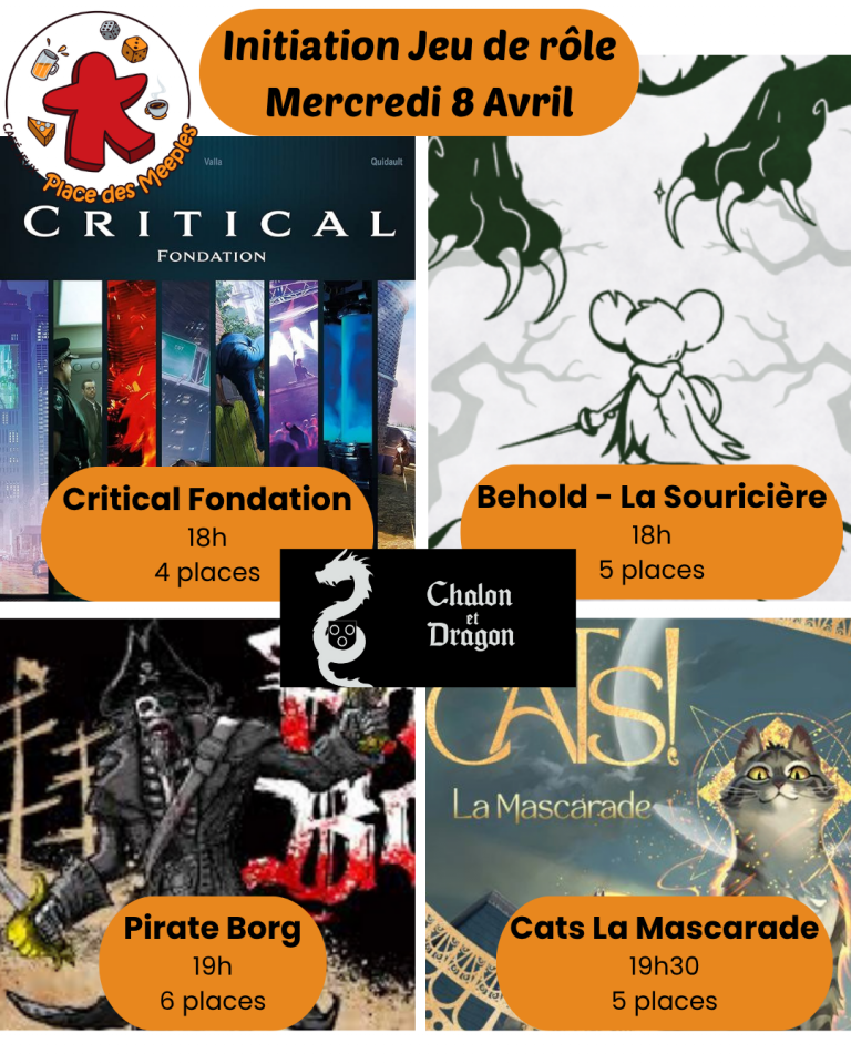 Initiation JDR -Mercredi 8 Avril