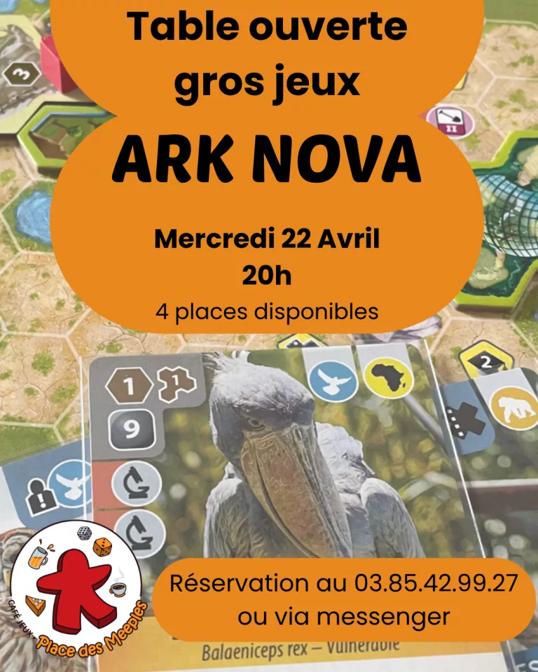 Table ouverte ark nova